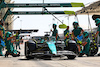 TEST BAHRAIN, Felipe Drugovich (BRA) Aston Martin F1 Team AMR23, Reserve e Development Programme Driver practices a pit stop.
25.02.2023. Formula 1 Testing, Sakhir, Bahrain, Day Three.
 - www.xpbimages.com, EMail: requests@xpbimages.com © Copyright: Coates / XPB Images